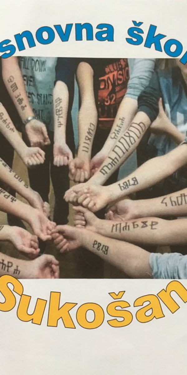 KNJIŽEVNI SUSRET Zahvala književnici na dolasku lijepo dizaniranom knjižicom na glagoljici i latinici, Sukošan